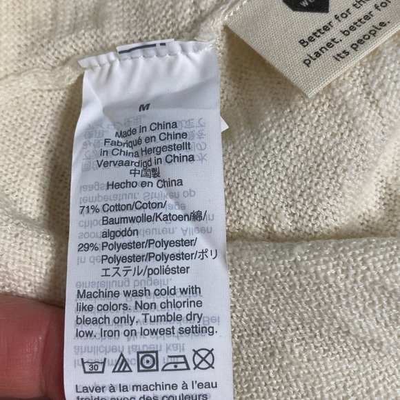 Madewell cotton blend‎ summer cardigan. - Picture 14 of 14